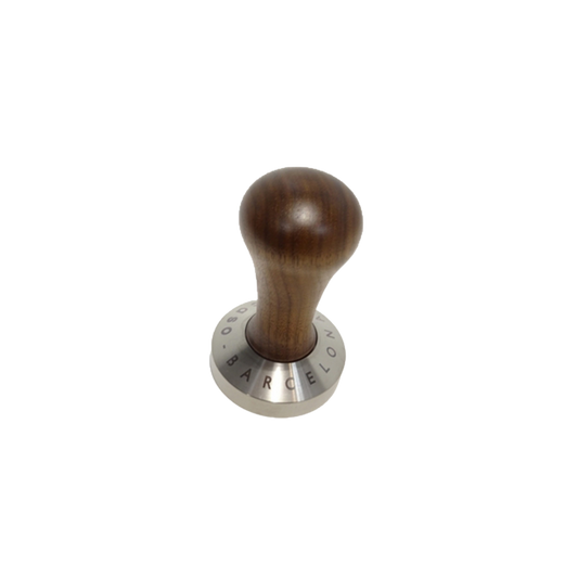 Ascaso - Tamper RVS en bruin hout Ø58 mm