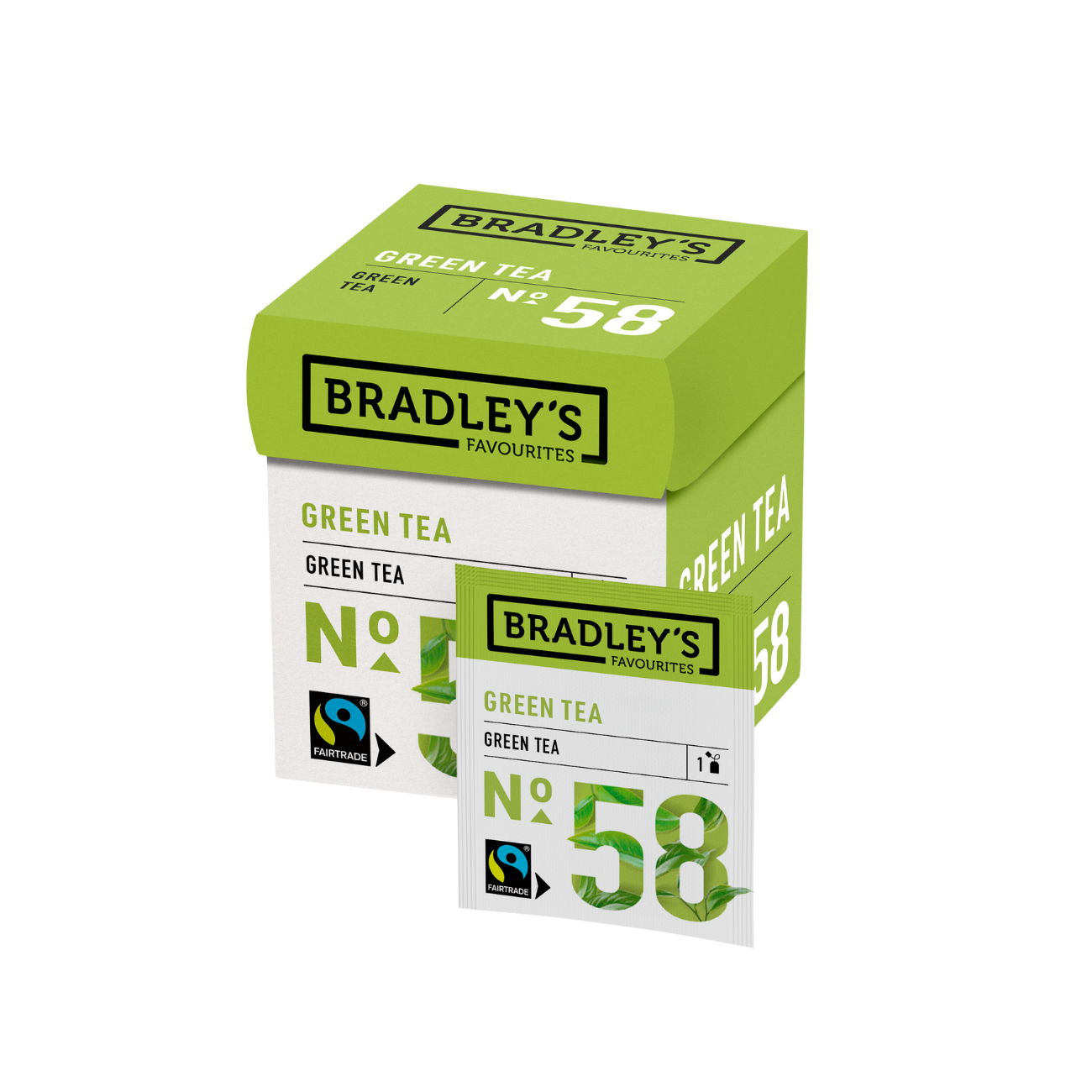 Bradley's - No. 58 Green Tea (tray, 24 doosjes)