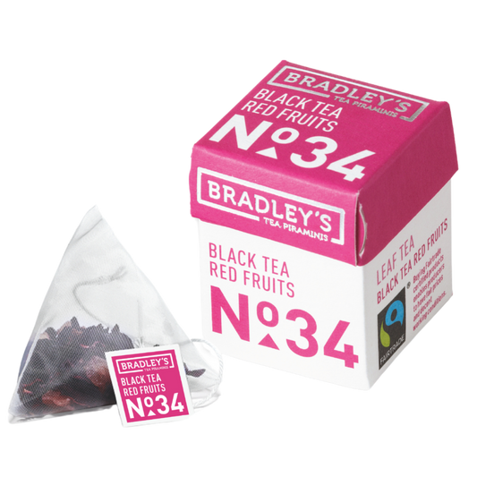 Bradley's - No. 34 Black Tea Red Fruits (tray, 30 doosjes)