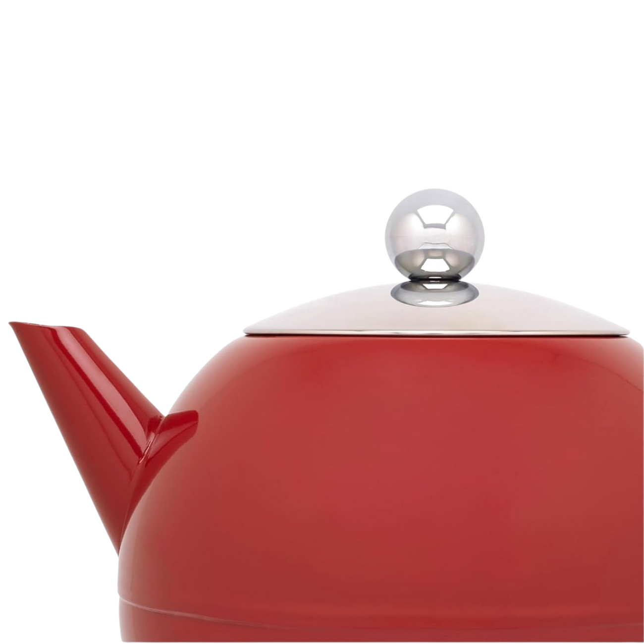 Bredemeijer - Theepot Duet® Bella Ronde 1,2L 'Carmine Red'