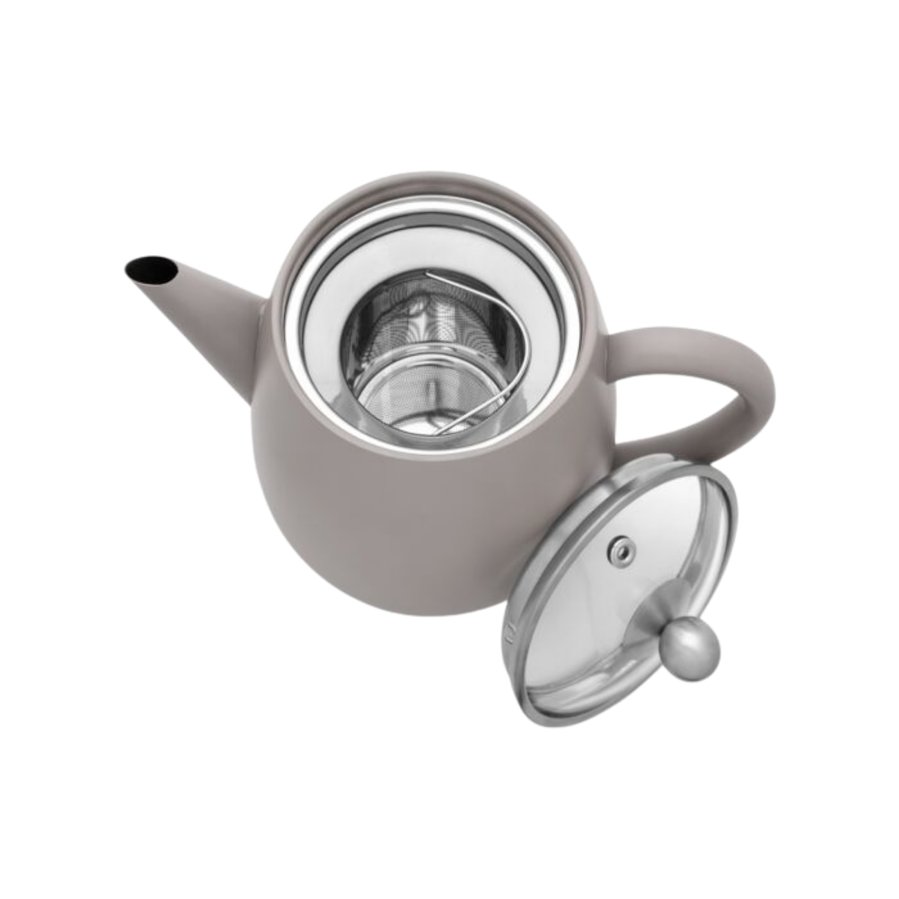 Bredemeijer - Theepot Duet® Eva 1,1L 'Betongrijs'