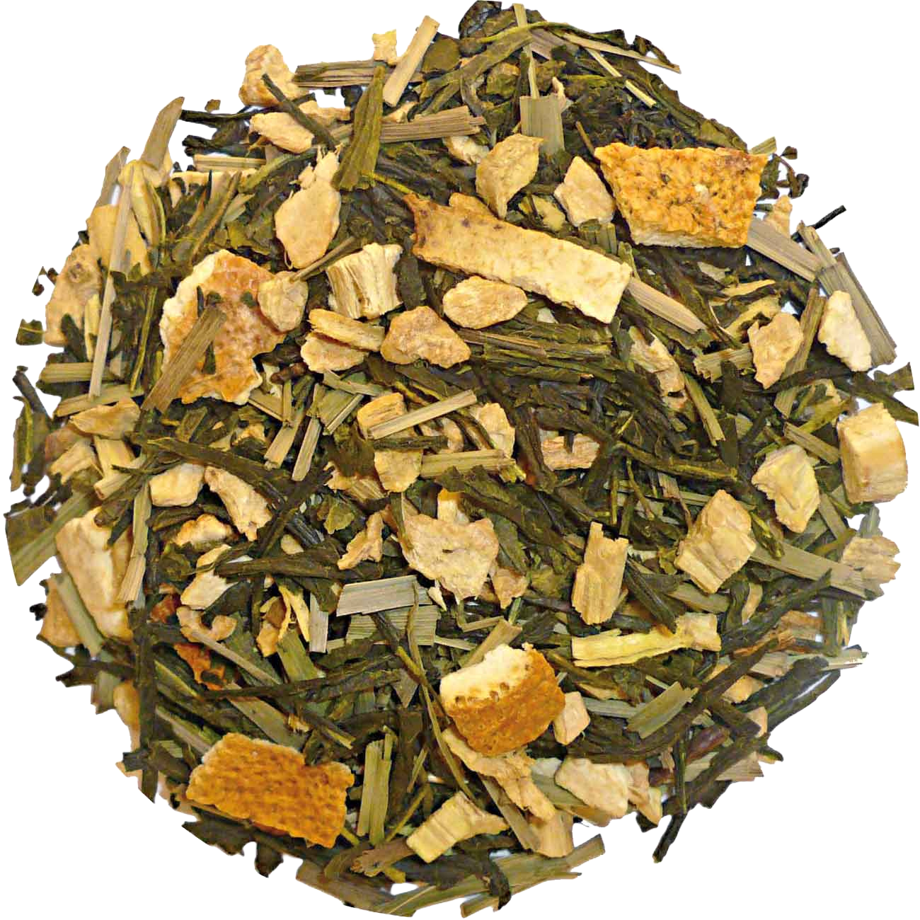 Sencha sinaasappel gember