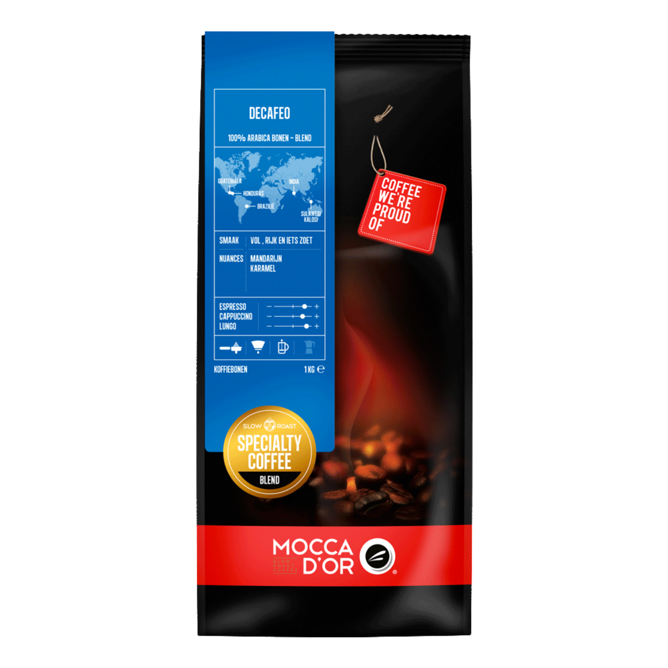 Mocca d'Or koffiebonen - Decafeo