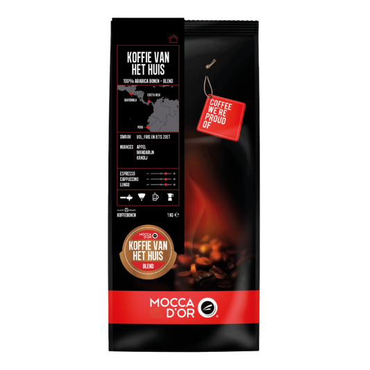 Mocca d'Or koffiebonen - Koffie van het Huis (100% Arabica)