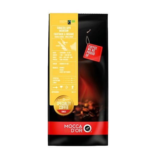 Mocca d'Or koffiebonen - Sumatra Gayo Mountain Fairtrade & Organic