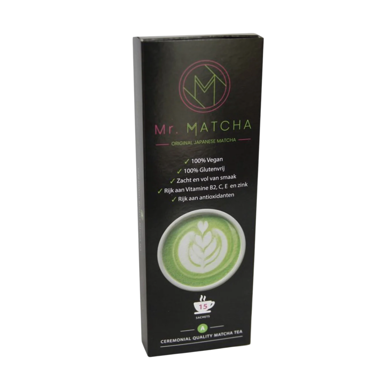 Mr. MATCHA - Premium Ceremoniële Japanse Matcha (15 sachets)