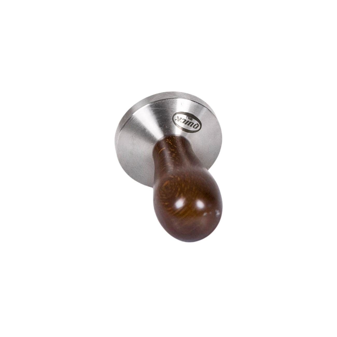 Quick Mill - Tamper RVS en bruin hout Ø58 mm