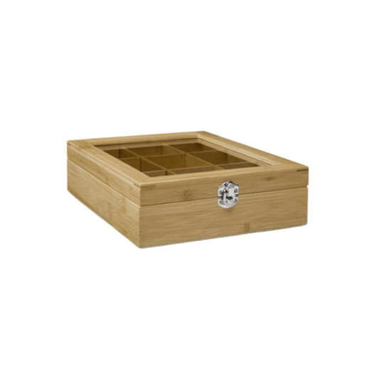 Bredemeijer - Theedoos bamboo, 9-vaks