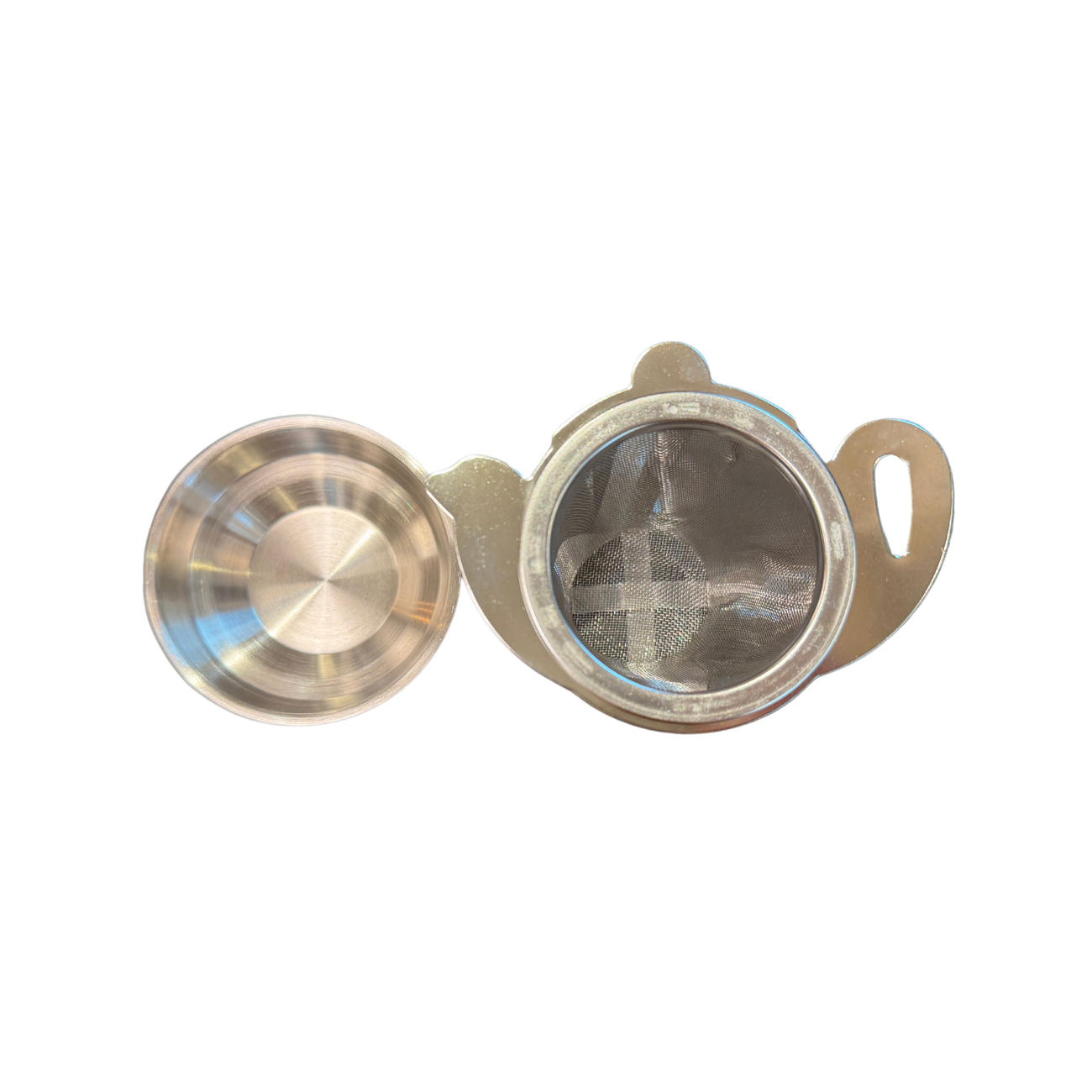 Theezeefje met tip theepot 74mm x 71mm