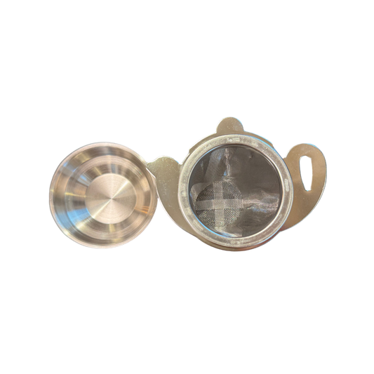 Theezeefje met tip theepot 74mm x 71mm