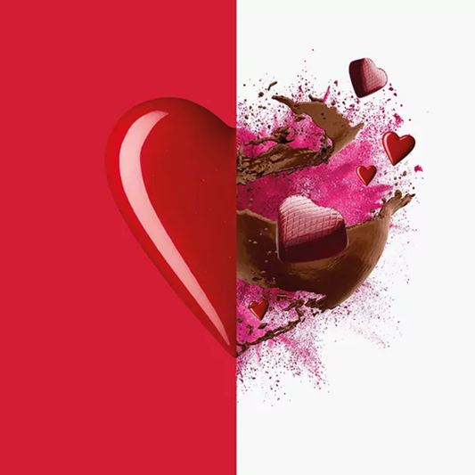 Visser Valentijn - Hartjes 2-pack Framboos + Gianduja