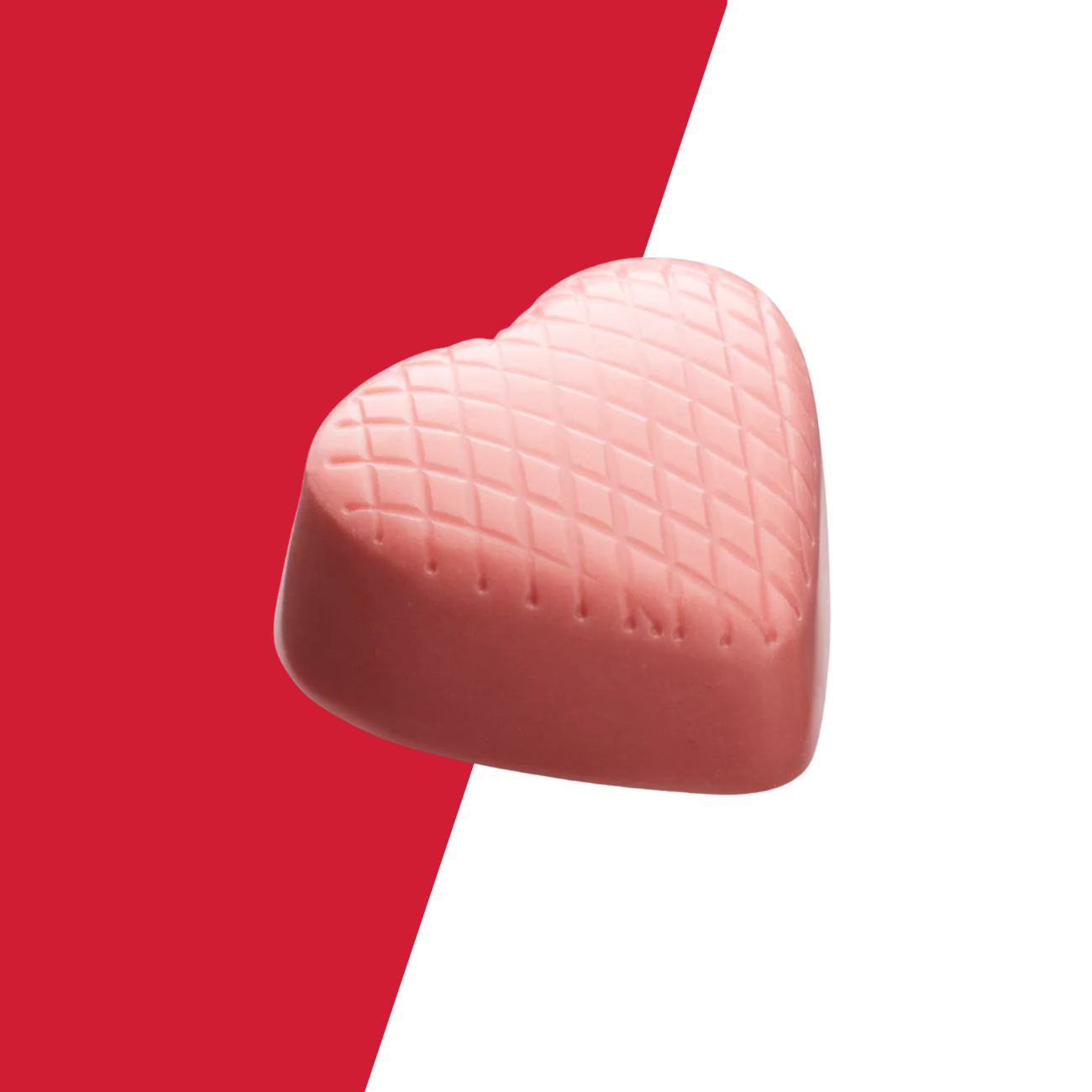 Visser Valentijn - Hartjes 2-pack Gianduja + Rood Fruit