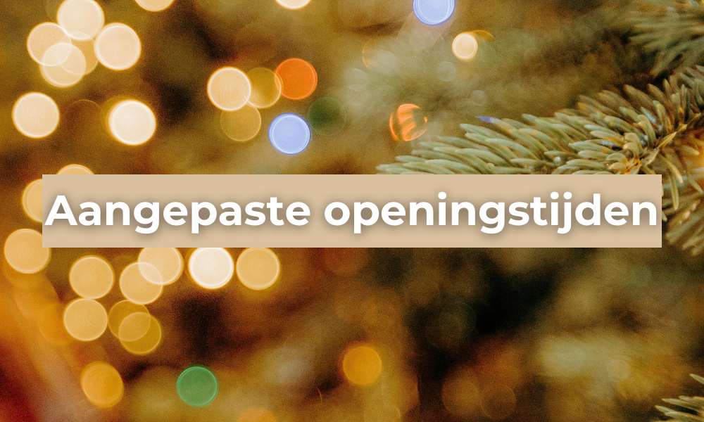Aangepaste openingstijden feestdagen