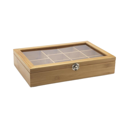 Bredemeijer - Theedoos bamboo, flexibele indeling