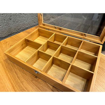 Bredemeijer - Theedoos bamboo, flexibele indeling