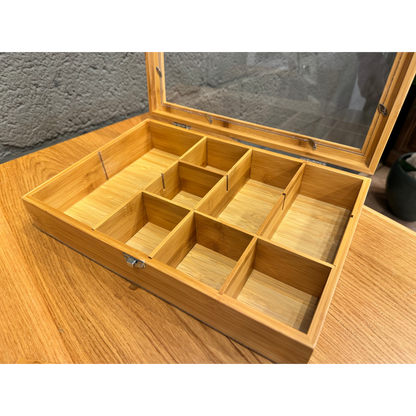 Bredemeijer - Theedoos bamboo, flexibele indeling