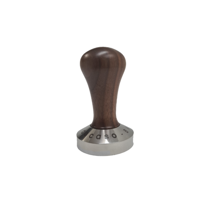 Ascaso - Tamper RVS en bruin hout Ø58 mm