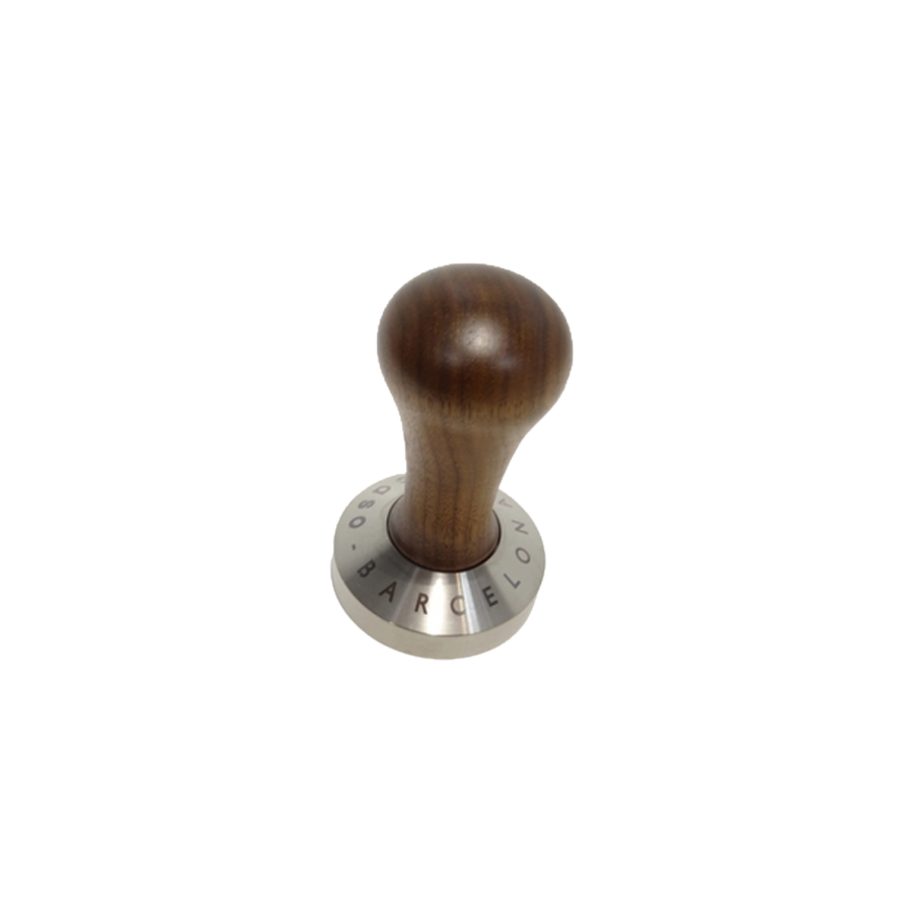 Ascaso - Tamper RVS en bruin hout Ø58 mm
