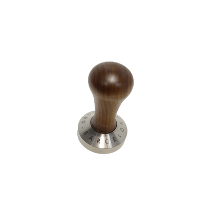 Ascaso - Tamper RVS en bruin hout Ø58 mm