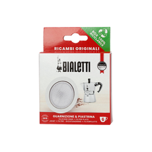 Bialetti - Vervangingsset, filterplaatje + 3 rubberen ringen (6-kops)