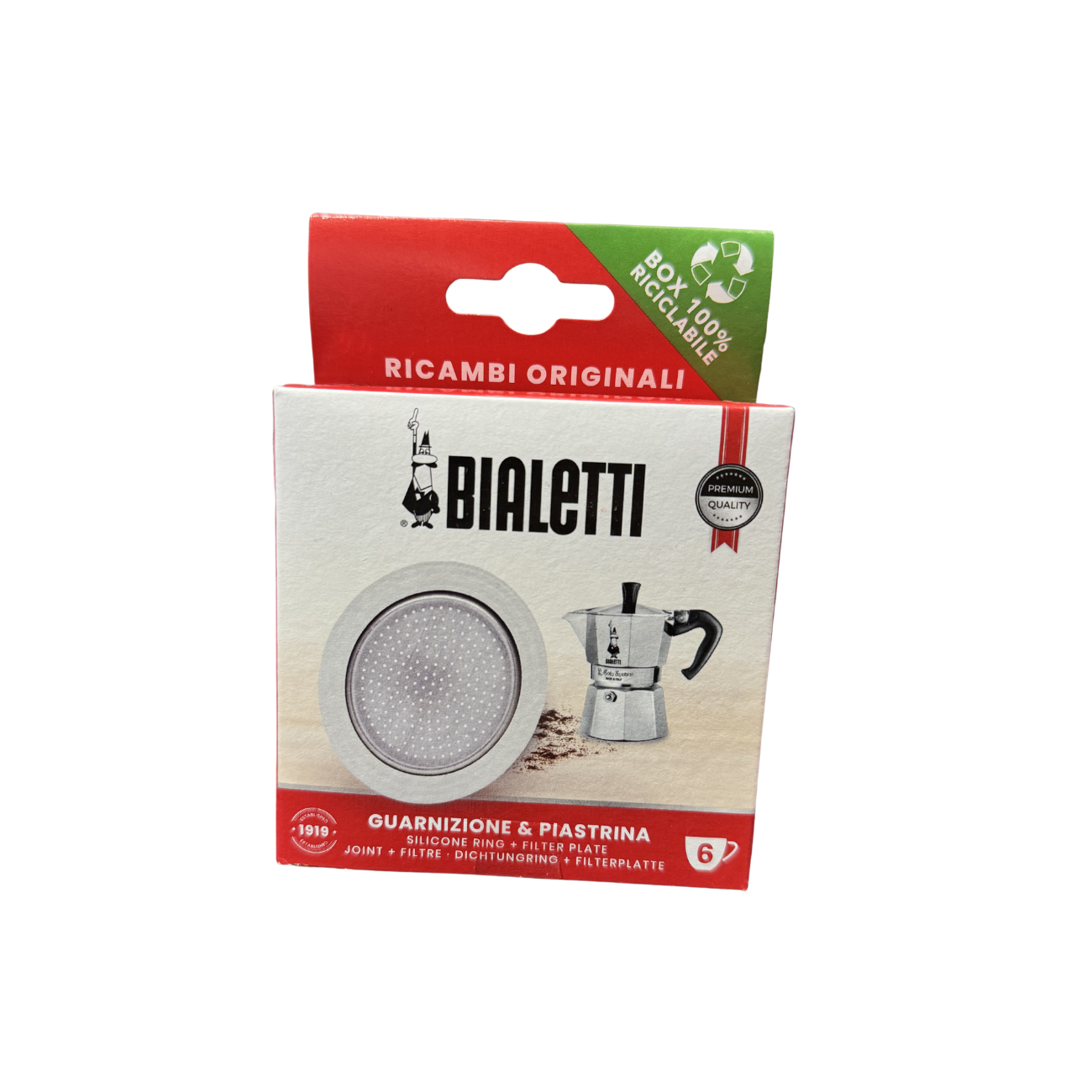 Bialetti - Vervangingsset, inductie (6-kops)