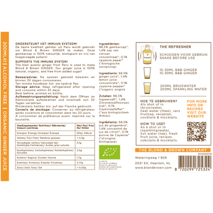 Blond & Brown - Gembersap 200 ml