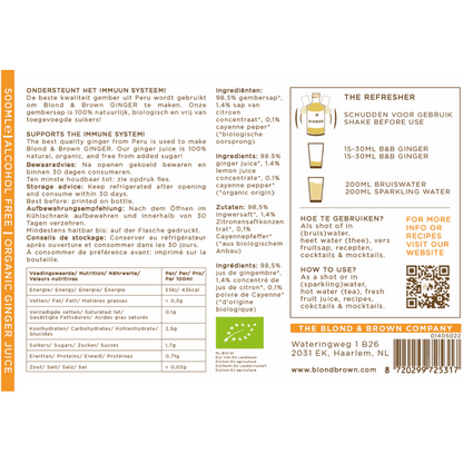 Blond & Brown - Gembersap 500 ml