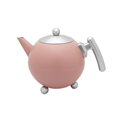 Bredemeijer - Theepot Duet® Bella Ronde 1,2L 'Blush Pink'