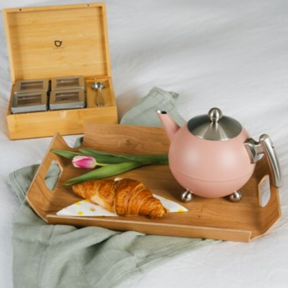 Bredemeijer - Theepot Duet® Bella Ronde 1,2L 'Blush Pink'