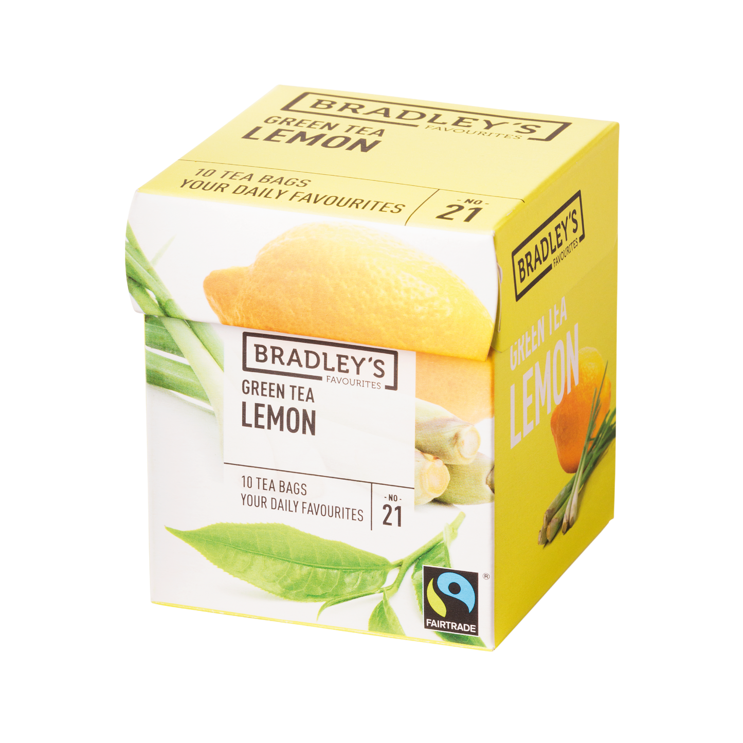 Bradley's - No. 21 Green Tea Lemon (tray, 6 doosjes)