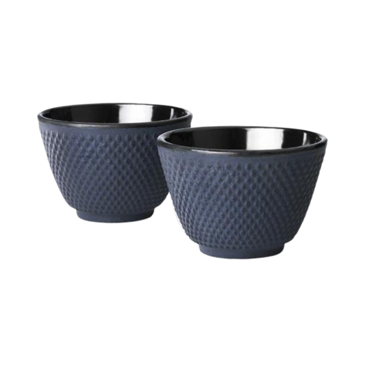 Bredemeijer - Theekopjes Xilin gietijzer blauw (2 st)
