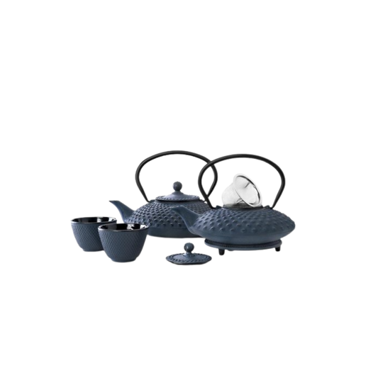 Bredemeijer - Theekopjes Xilin gietijzer blauw (2 st)