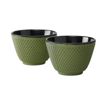 Bredemeijer - Theekopjes Xilin gietijzer groen (2 st)