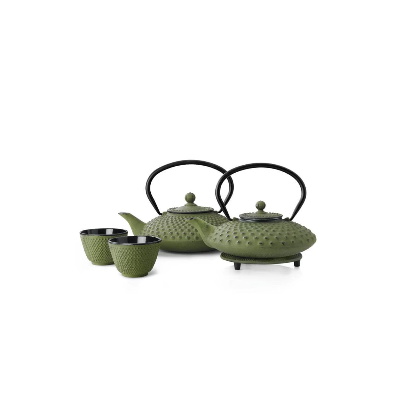 Bredemeijer - Theekopjes Xilin gietijzer groen (2 st)