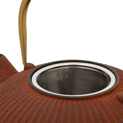 Bredemeijer - Theepot Linhai 1,1L Gietijzer 'Brique'