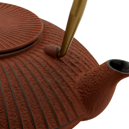 Bredemeijer - Theepot Linhai 1,1L Gietijzer 'Brique'