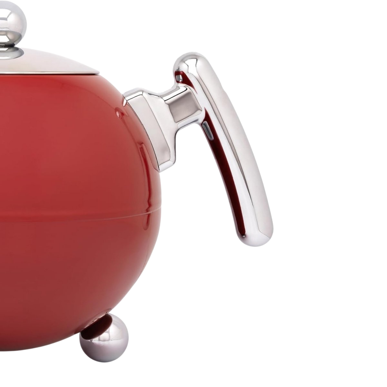 Bredemeijer - Theepot Duet® Bella Ronde 1,2L 'Carmine Red'