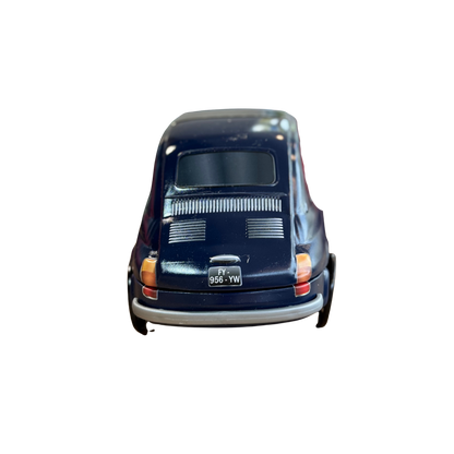 Fiat koekblik donkerblauw achterkant