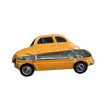 Fiat koekblik geel open