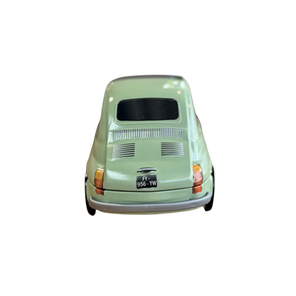 Fiat koekblik groen achterkant