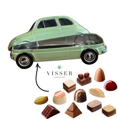 Fiat koekblik / cadeaublik groen