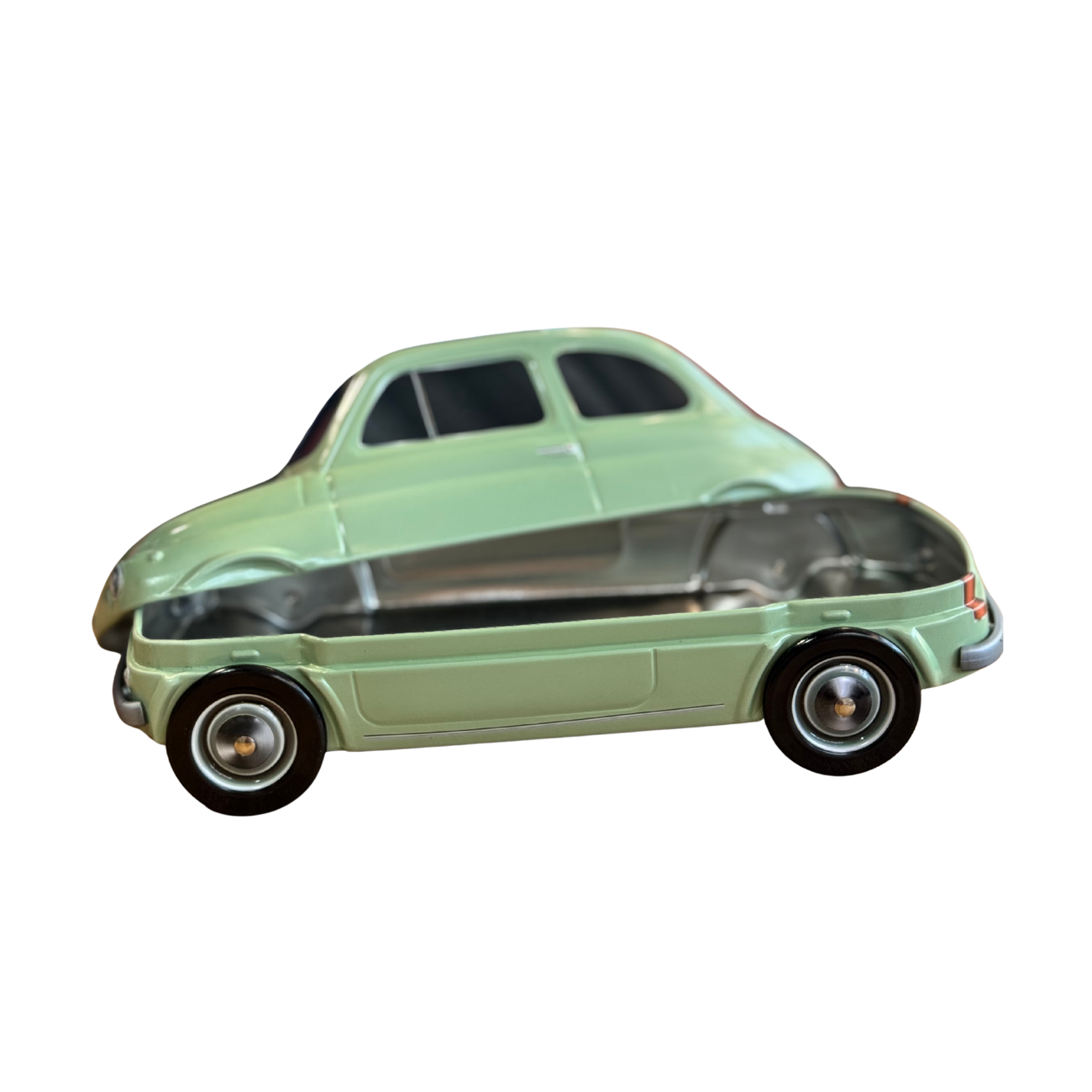 Fiat koekblik groen open