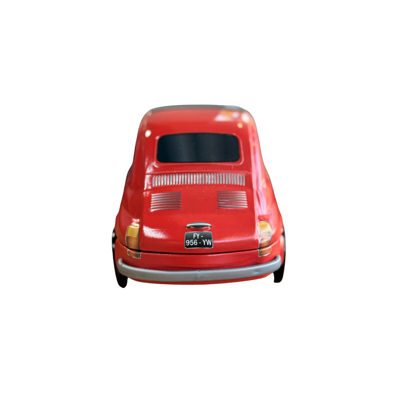 Fiat koekblik rood achterkant