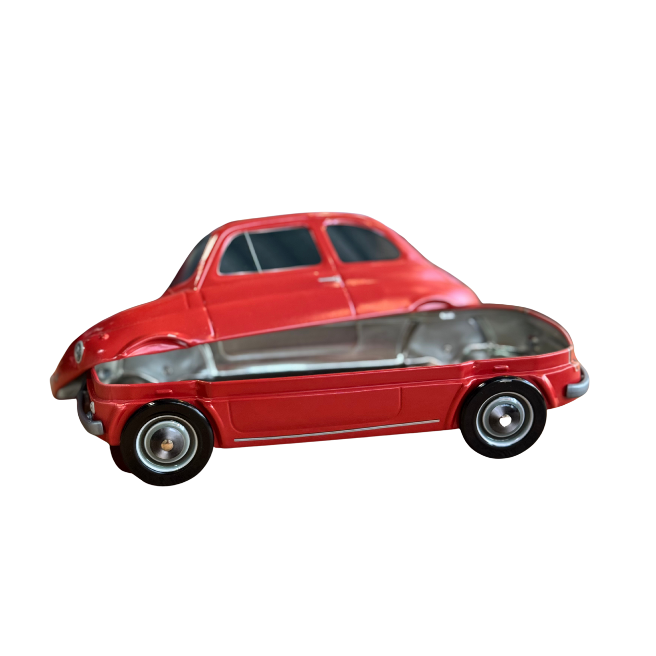 Fiat koekblik rood open