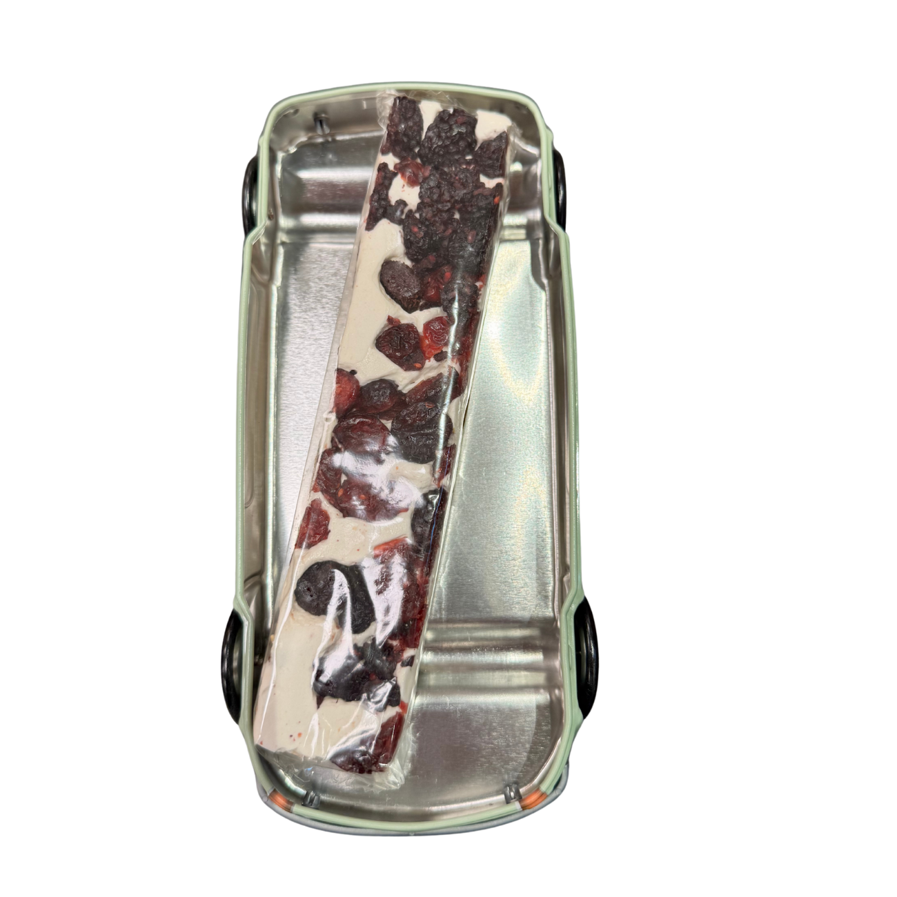 Fiat koekblik / cadeaublik geel