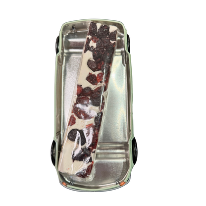 Fiat koekblik / cadeaublik geel