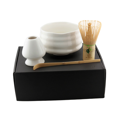 Mr. MATCHA - Giftbox Matcha benodigdheden wit