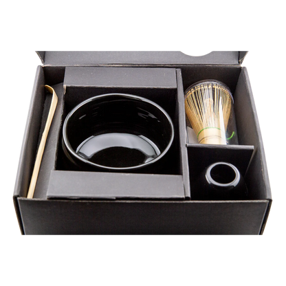 Mr. MATCHA - Giftbox Matcha benodigdheden zwart