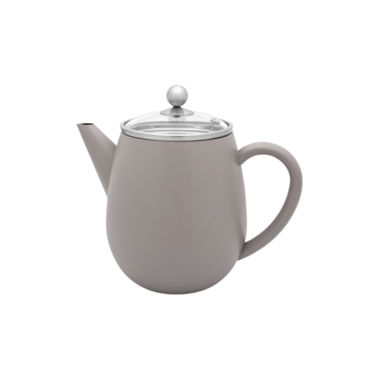 Bredemeijer - Theepot Duet® Eva 1,1L 'Betongrijs'