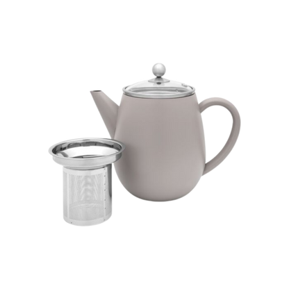 Bredemeijer - Theepot Duet® Eva 1,1L 'Betongrijs'